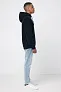  Iqoniq Trivor recycled polyester microfleece hoodie, storm grey - iqoniq