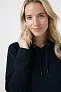  Iqoniq Trivor recycled polyester microfleece hoodie, storm grey - iqoniq