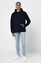  Iqoniq Trivor recycled polyester microfleece hoodie, storm grey - iqoniq