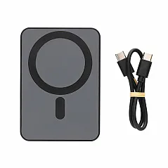 Magnetix magnetna prijenosna baterija od RCS reciklirane plastike, 5000 mAh - XD Collection