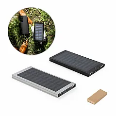 Prijenosna baterija od 8000 mAh sa solarnim panelom od 100% recikliranog aluminija