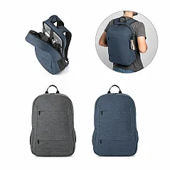 300D 100% rPET laptop backpack