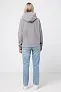  Iqoniq Trivor recycled polyester microfleece hoodie, storm grey - iqoniq
