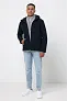  Iqoniq Trivor recycled polyester microfleece hoodie, storm grey - iqoniq