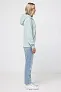  Iqoniq Trivor recycled polyester microfleece hoodie, storm grey - iqoniq