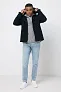  Iqoniq Trivor recycled polyester microfleece hoodie, storm grey - iqoniq