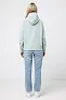  Iqoniq Trivor recycled polyester microfleece hoodie, storm grey - iqoniq