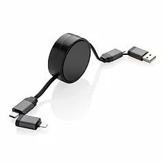 Terra 6u1 uvlačni kabel od RCS recikliranog aluminija - XD Xclusive
