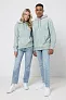  Iqoniq Trivor recycled polyester microfleece hoodie, storm grey - iqoniq