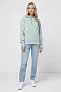  Iqoniq Trivor recycled polyester microfleece hoodie, storm grey - iqoniq