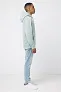  Iqoniq Trivor recycled polyester microfleece hoodie, storm grey - iqoniq