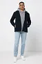  Iqoniq Trivor recycled polyester microfleece hoodie, storm grey - iqoniq