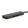 Terra USB hub s HDMI ulazom od RCS recikliranog aluminija - XD Xclusive