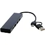 Rise RCS recycled aluminium USB 2.0 hub - Tekiō®