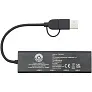 Rise RCS recycled aluminium USB 2.0 hub - Tekiō®