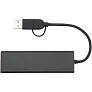 Rise RCS recycled aluminium USB 2.0 hub - Tekiō®