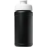 Baseline 500 ml recycled sport bottle with flip lid