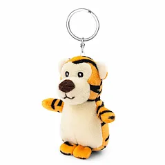 Plush tiger, keyring