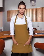 Short Bib Apron Basic with Buckle and Pocket - Karlowsky