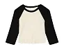 Women's Micro Rib 3/4 Raglan Baby Tee - Bella+Canvas