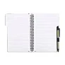 TELDE eco notebook with lined pages and pen