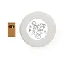  Frisbee for colouring, crayons