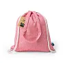  Recycled cotton drawstring bag, shopping bag