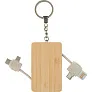  Charging cable, bamboo keychain
