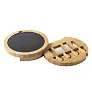  Bamboo cheese set, 4 pcs, slate cutting board