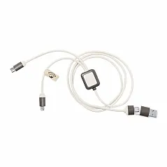 kabel za punjenje od vlakana kave i recikliranog pamuka