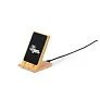  Bamboo wireless charger 15W, phone stand