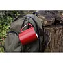 Pari Recycled stainless steel mug 280 ml with carabiner clip