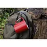 Pari Recycled stainless steel mug 280 ml with carabiner clip
