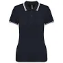  Ženska polo majica s kontrastnim obrubom - Kariban