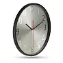 RONDO Wall clock w silver background