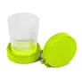  Foldable travel mug 220 ml with carabiner
