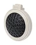 Webrush mirror with hairbrush
