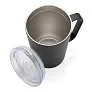  RCS Recycled stainless steel modern vacuum mug with lid, 420 ml - XD Collection