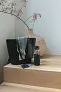  Ukiyo glass hydration tracking bottle with sleeve - Ukiyo