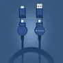  Oakland RCS recycled plastic 6-in-1 fast charging 45W cable - Urban Vitamin