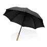  23" Impact AWARE™ RPET 190T auto open bamboo umbrella - XD Collection