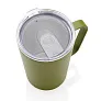  RCS Recycled stainless steel modern vacuum mug with lid, 420 ml - XD Collection
