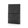  A5 notes s mekanim koricama od GRS certificiranog recikliranog filca - XD Collection