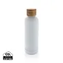  Wood RCS certified recycled stainless steel vacuum bottle - XD Collection