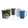  RCS Recycled stainless steel modern vacuum mug with lid, 420 ml - XD Collection