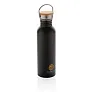  Modern stainless steel bottle with bamboo lid - XD Collection