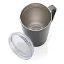  RCS Recycled stainless steel modern vacuum mug with lid, 420 ml - XD Collection