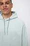  Iqoniq Trivor recycled polyester microfleece hoodie, storm grey - iqoniq