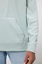  Iqoniq Trivor recycled polyester microfleece hoodie, storm grey - iqoniq