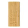  FSC® bežična prijenosna baterija od bambusa 8000 mAh - XD Collection
